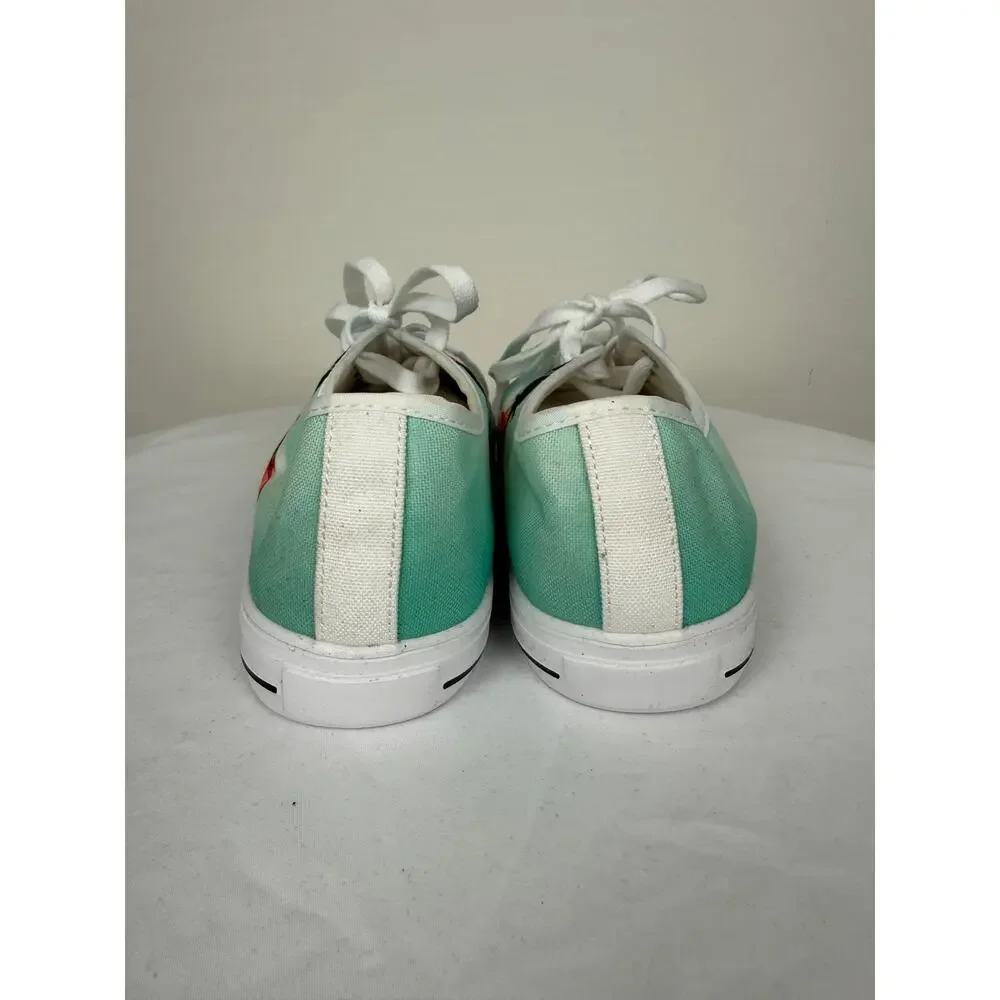 Mickey Blue White Lace Up Sneaker 38 / 7.5 NEW Lightweight Comfy Casual